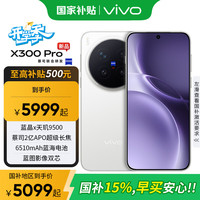 vivo X300 Pro 新品5G手机 蔡司2亿APO超级长焦 简单白 16GB+512GB 卫星通信版