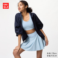优衣库 女装高弹力运动裙裤半身裙 477282