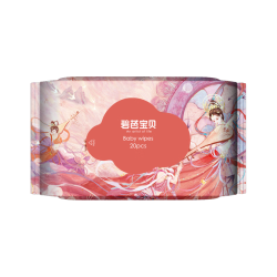 碧芭宝贝 清凉纯水 婴儿湿巾 单包 20抽 1包