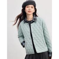 飞鸟和新酒 气质高级感长袖翻领棉衣秋冬季舒适洋气小个子百搭休闲女式棉服