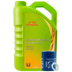 本田 原厂全合成机油0W-20 4L+品牌机滤 小保养套餐
