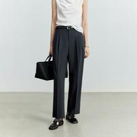 LILY 经典格雷系职业商务通勤弹力小脚裤西装裤女