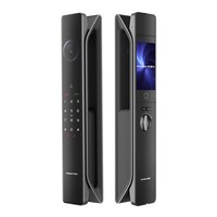 凯迪仕 K70 智能门锁 人脸指纹密码门卡 咖啡色