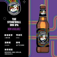 布鲁克林 石墙印度淡色精酿啤酒330ml*12瓶 京东自营