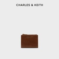 CHARLES & KEITH CHARLES＆KEITH2021春季新品CK6-10680907女士简约多卡位短款钱包 Ivory象牙色 XXS