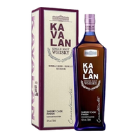 噶玛兰(Kavalan)噶玛兰单一麦芽威士忌礼盒装KAVALAN纯麦收藏麦芽台湾威士忌洋酒 噶玛兰雪莉桶熟成
