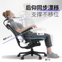  Ergonor/保友办公家具 人体工学 电脑椅 【优b雄鹰】银白网
