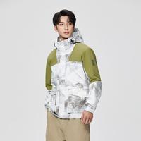 安踏 防泼水梭织运动外套男冬季新款户外登山服夹克上衣152446602N