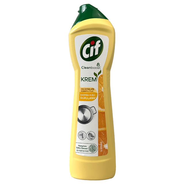 Cif 多功能清洁乳 油污清洁剂 柠檬香 500ml