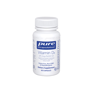 pure encapsulations 美国 维生素D3胶囊  125微克/粒 瓶装 60粒