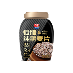 西麦 黑金黑麦 2058g即食代餐早餐全麦低脂 &冲饮减肥减脂