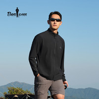 比音勒芬 2026春新款男户外运动休闲通勤立领针织外套
