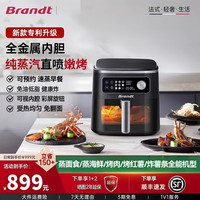 白朗 空气炸锅家用新款触控电烤箱大容量可视电炸锅一体机 BL-A5蒸汽空气炸锅 7L