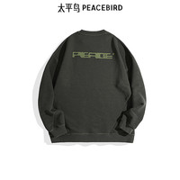  PEACEBIRD/太平鸟 重磅刺绣 男士卫衣