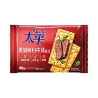  Pacific/太平 低糖易消化 苏打饼干 黑胡椒和牛味100g*1袋