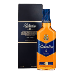 百龄坛 Ballantine`s）苏格兰 盒装 调和型威士忌 洋酒 百龄坛12年 1L
