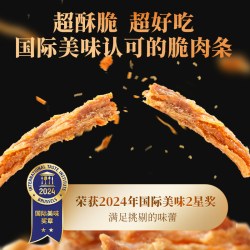蔡澜花花世界 抱抱香脆猪肉松条 90g 1袋