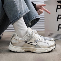 NIKE 女鞋 26春季新款运动鞋V5 RNR潮流时尚老爹鞋低帮轻便耐磨休闲鞋 白金色-102