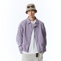 春季弯刀袖工装翻领夹克 男女同款 S