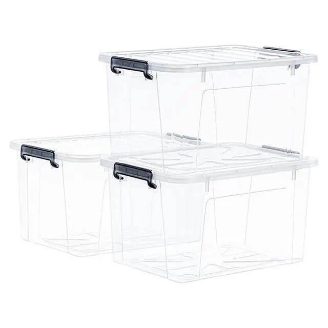 禧天龙 特大号收纳箱52*38*29cm 3个装