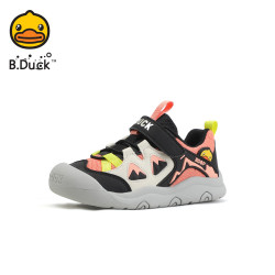 B.Duck 透气 儿童运动鞋 桔/黑