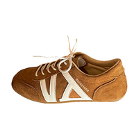  WESTLINK/西遇 复古德训鞋 女士休闲板鞋 红色 付款20天 35 (225)