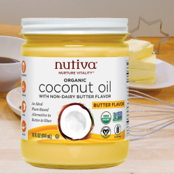 nutiva 有机植物黄油 414ml 1瓶