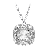  CHJ JEWELLERY/潮宏基 花丝工艺 铂金项链