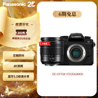 Panasonic G97 +（12-60mm F3.5-5.6）M4/3画幅微单数码相机 4k视频拍摄 五轴防抖 (G95升级款)