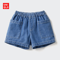  UNIQLO/优衣库 休闲运动 婴幼儿牛仔短裤 80
