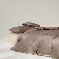 AIDLI 100支全棉贡缎新疆长绒棉纯棉四件套 200*230cm