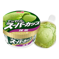 明治（meiji）超级香草巧克力冰淇淋杯 风靡日本30年冰激凌雪糕冰激淋 抹茶味6杯