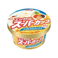 明治(meiji)超级香草巧克力冰淇淋杯 风靡日本30年冰激凌雪糕冰激淋 混合水果味1杯~new