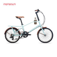 momentum/莫曼顿 7速轻便 成人小轮径自行车 肥皂水