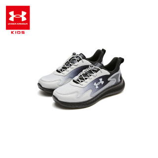  UNDER ARMOUR/安德玛 透气耐磨 儿童跑鞋 黑色 36