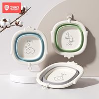 百亿补贴：贝得力 婴儿折叠脸盆3个装宝宝洗脸盆儿童洗屁屁股三件套新生儿小盆子