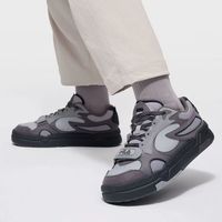 百亿补贴：FILA FUSION  时尚百搭舒适休闲 增高 低帮 板鞋 男款 灰黑色