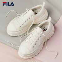 百亿补贴：FILA 运动帆布鞋LAVA厚底帆布鞋夏季小白鞋F12W124155F