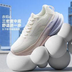 361° 赤焰6.0女运动鞋2026新款减震有氧慢跑鞋轻便网面透气跑步鞋