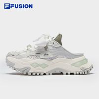 百亿补贴：FILA 潮牌女鞋硬糖穆勒厚底老爹鞋夏季新款休闲鞋T12W431607