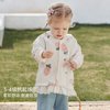 巴厘小猪 假两件蕾丝边连帽 女童卫衣外套