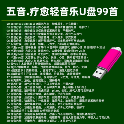 风之郁 五音疗愈 轻音乐U盘 高音质MP3车载优盘