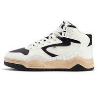 移动端：361° 361型燃4男鞋冬季加绒运动鞋高帮板鞋皮面防水防滑保暖棉鞋鞋