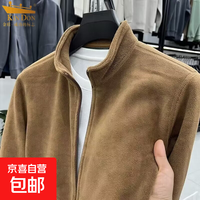 京喜 无品牌 男士保暖抓绒拉链外套摇粒绒开衫夹克