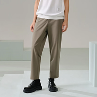 GXG 直筒宽松 男士休闲长裤 G24X022027卡其色小脚九分裤 2XL