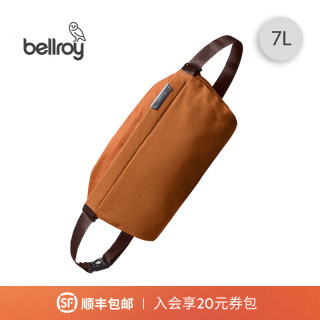 bellroy 澳洲Sling7L随行包防泼水腰包单肩胸包大容量斜挎包 枫叶棕7L