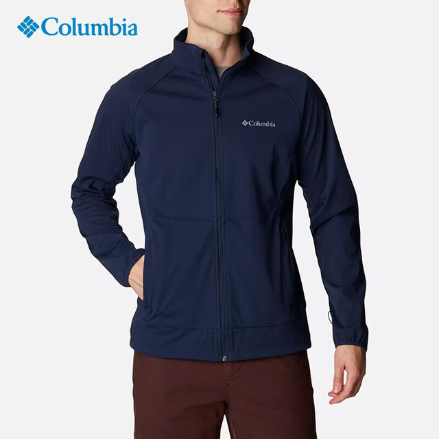 Columbia 软壳衣男户外金点热能开衫软壳外套WE3213 464 M 175/96A