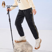 暇步士 童装儿童裤子男女大童简约舒适百搭休闲长裤 藏蓝F款偏厚款 120cm