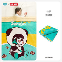 ibaby 小甜豆联名婴儿牛奶绒睡毯秋冬幼儿园宝宝盖毯儿童保暖毛毯A 竹子熊猫 120×150cm