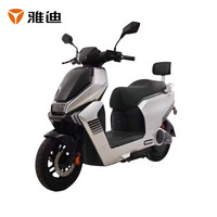 雅迪 电动摩托车 大圣行者02 外卖车高性能电摩电动摩托车踏板电瓶车 银色 72V38A石墨烯铅酸